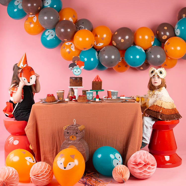 Pinata ours pour animation anniversaire enfant thème foret