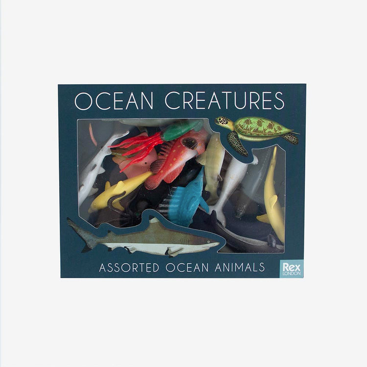 Idee cadeau anniversaire enfant : 16 figurines animaux de la mer