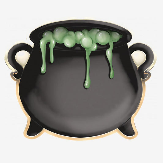 8 assiettes chaudron : decoration de table anniversaire Harry Potter