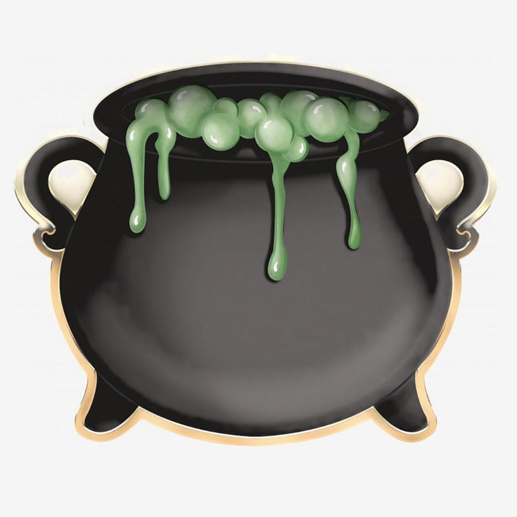 8 assiettes chaudron : decoration de table anniversaire Harry Potter