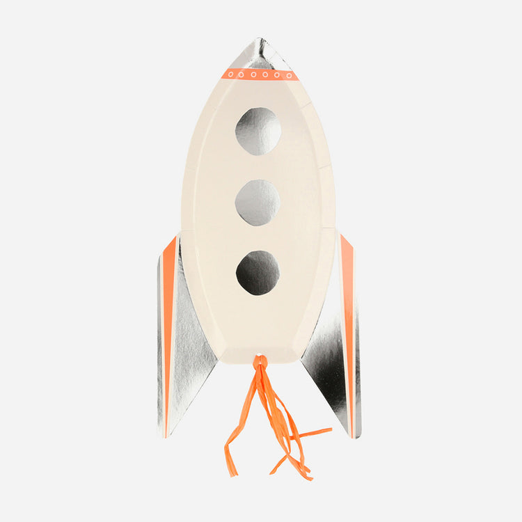 8 assiettes fusée parfaites pour une table d'anniversaire espace