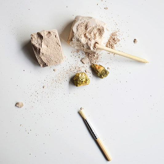 creuser pour trouver les les pépites d'or ! un atelier thème pirate