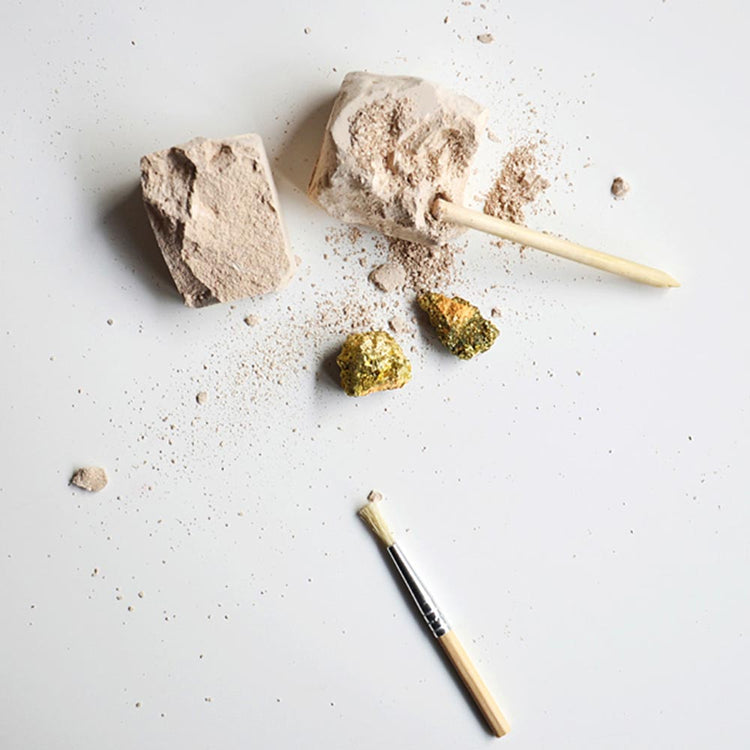 creuser pour trouver les les pépites d'or ! un atelier thème pirate