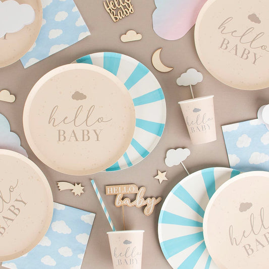Toutes les idées de décoration de table pour baby shower garcon