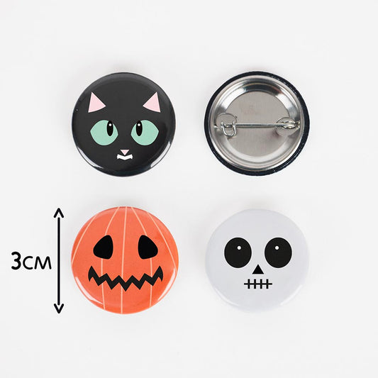 Idee pochette surprise anniversaire enfant : badge halloween