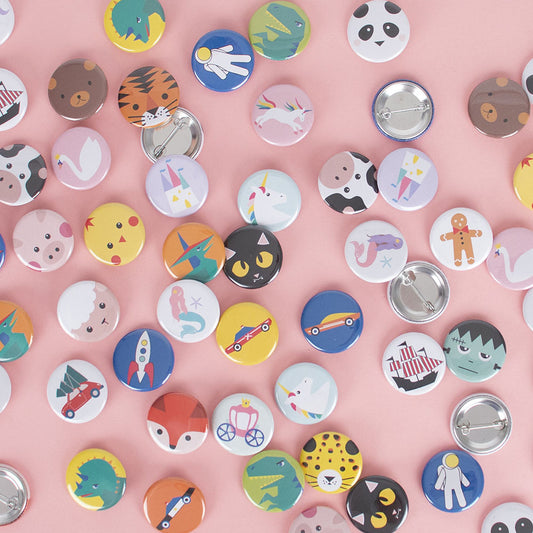 Pochette surprise anniversaire enfant : badges my little day