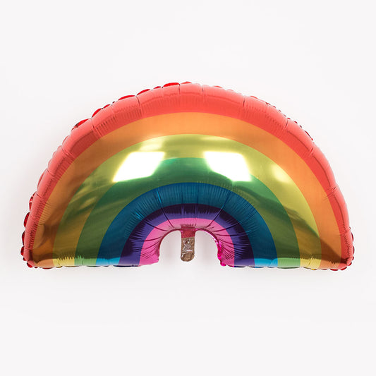 Ballon hélium arc-en-ciel pour anniversaire enfant