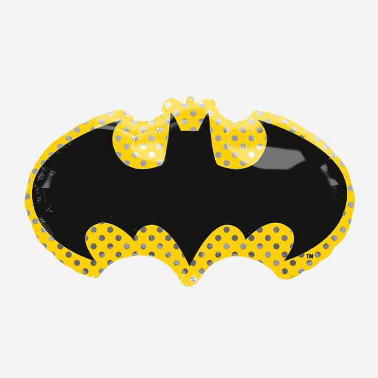 Ballon helium Batman pour gouter anniversaire enfant theme Batman