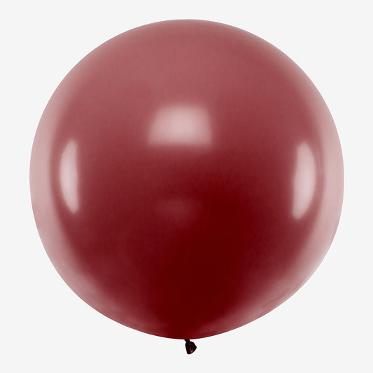 ballon de baudruche bordeaux pour deco anniversaire