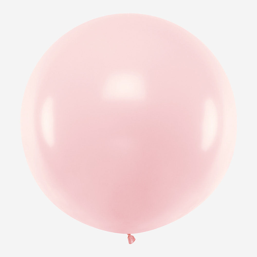 Belbal Ballon de baudruche Pastel Rose pâle, Ø 30 cm, 50 pièces