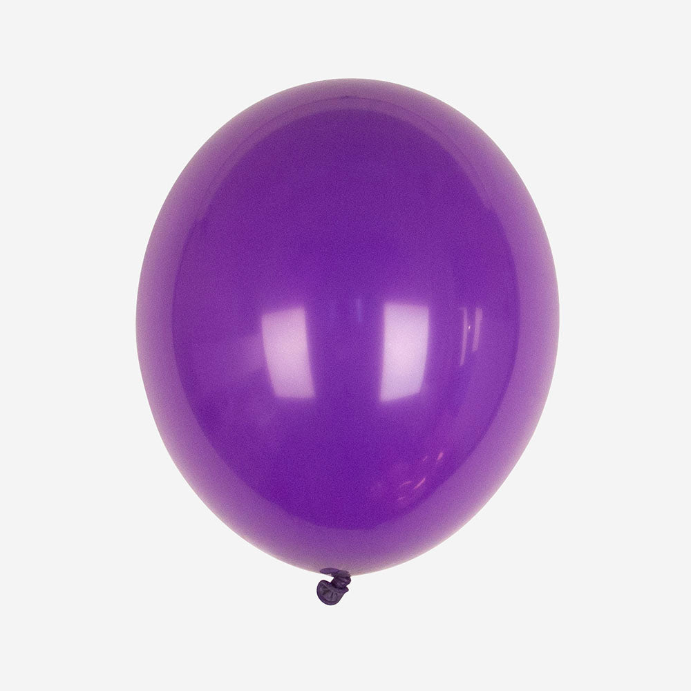 10 ballons de baudruche violet pour decoration fete originale