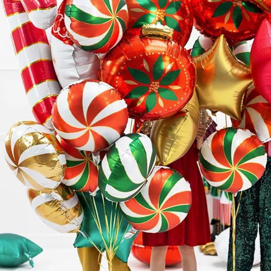 Idee decoration anniversaire adulte originale : ballon bonbon doré