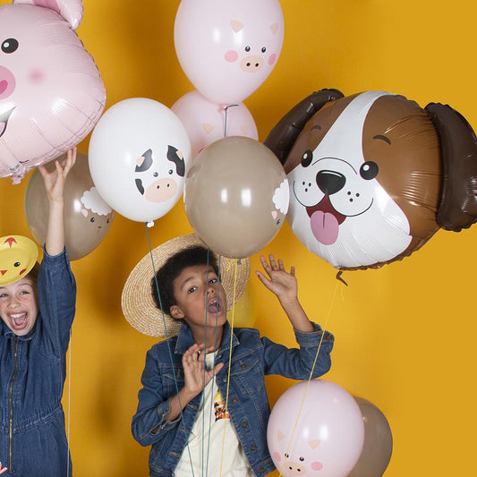 Ballons pour anniversaire enfant animaux de la ferme de My Little Day