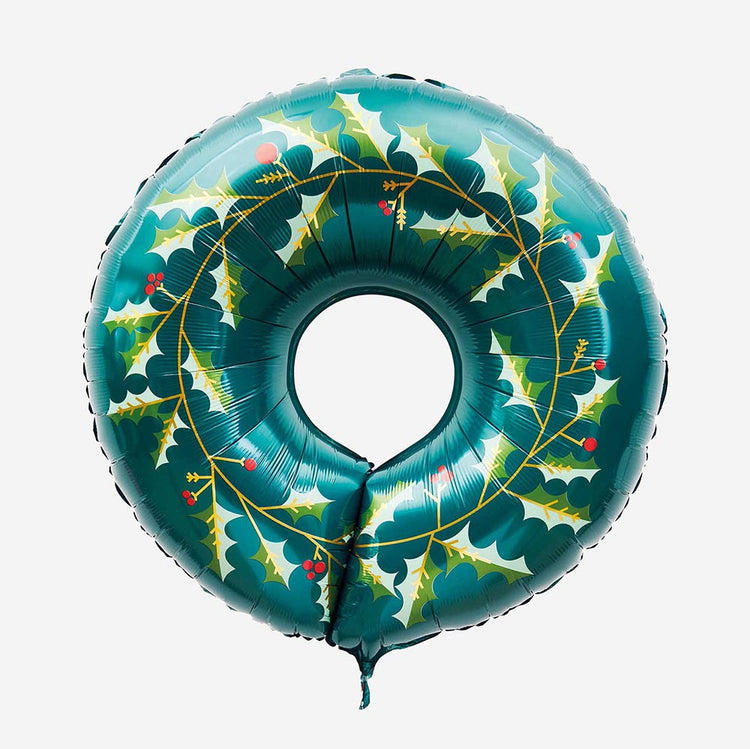 Ballon couronne de Noël décoration de Noël fêtes de fin d'année