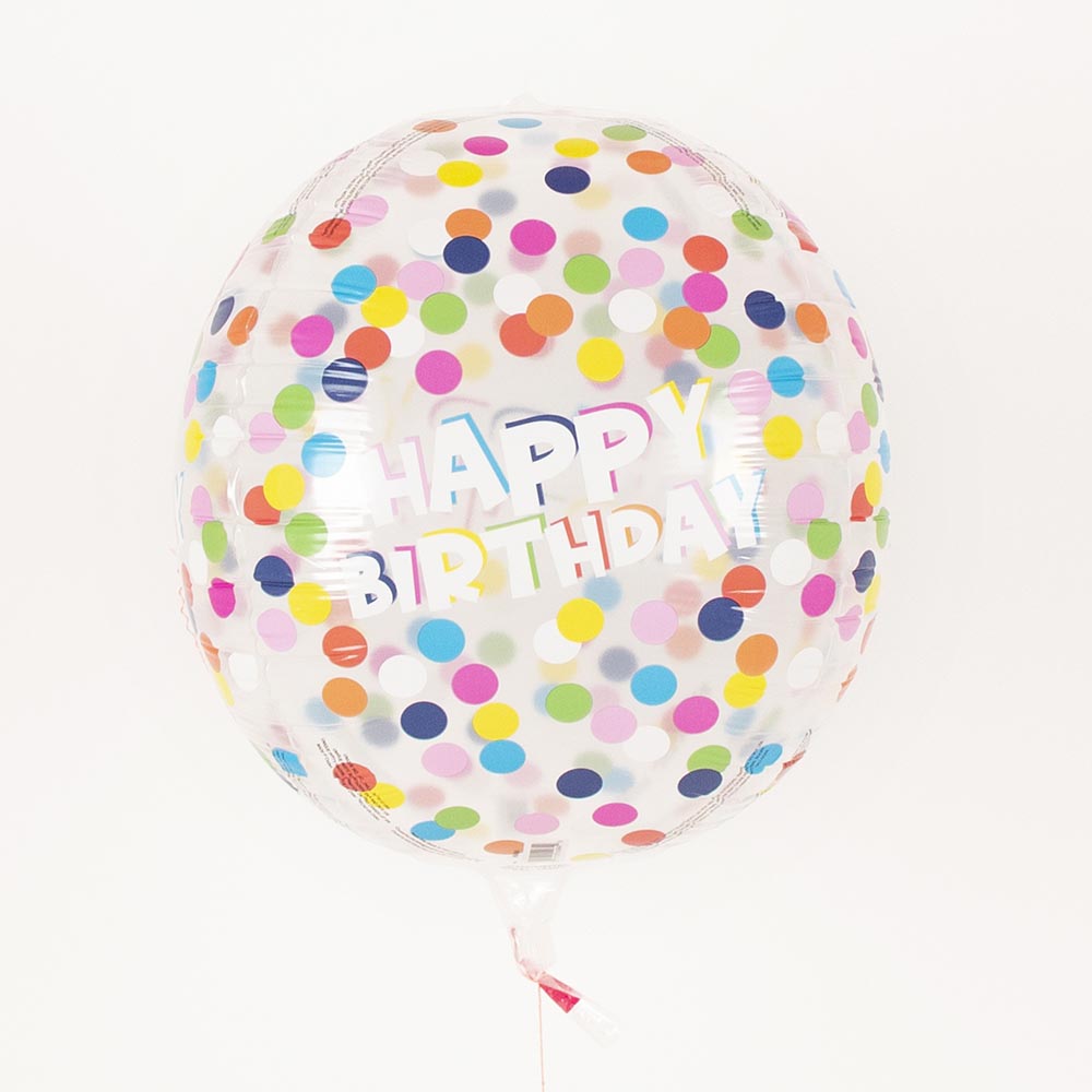 5 Ballons confettis pour anniversaire 21 ans - My Little Day