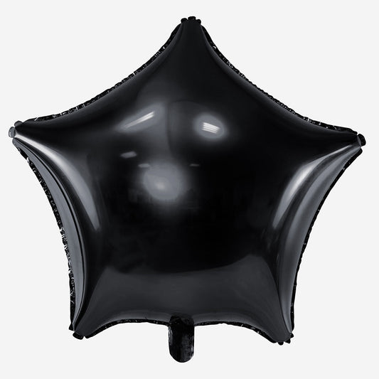 Ballon étoile noire pour anniversaire astronaute, anniversaire super héros