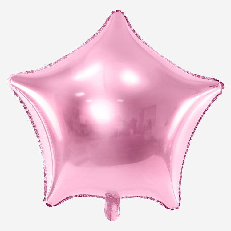 Ballon étoile bleue pour anniversaire princesse, baby shower fille