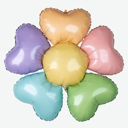 Ballon mylar en forme de marguerite pour deco anniversaire enfant