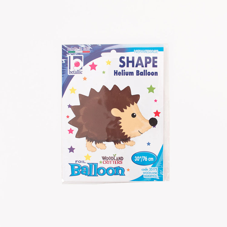 packaging ballon herisson : anniversaire animaux de la foret