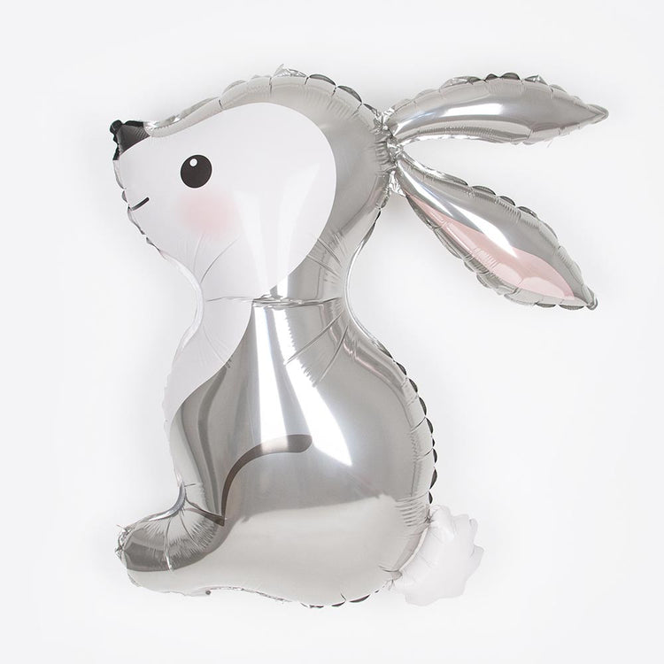 Deco anniversaire : ballon lapin pour anniversaire animaux mignons
