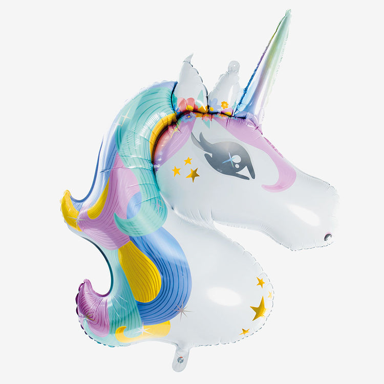 Deco anniversaire : ballon licorne magique pour anniversaire fille