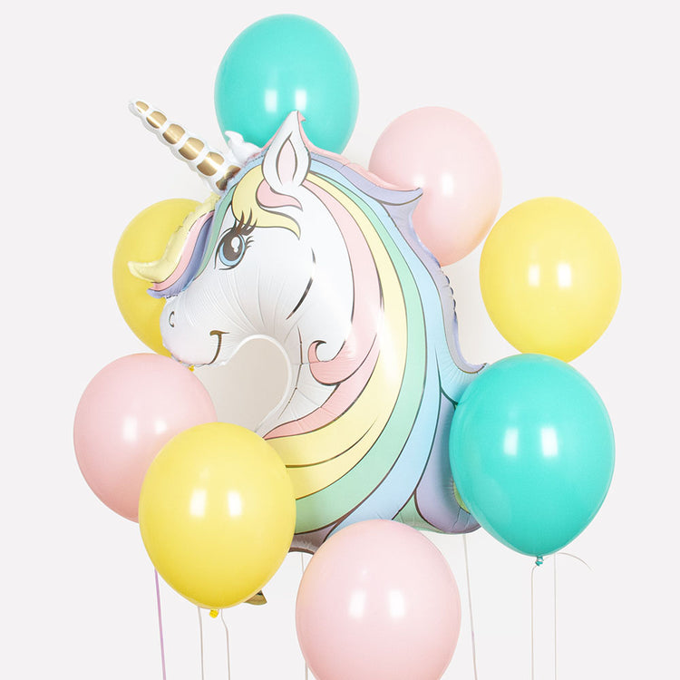 ballon mylar licorne