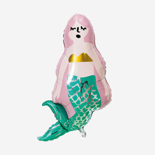 ballon sirene helium pour decoration fête anniversaire fille