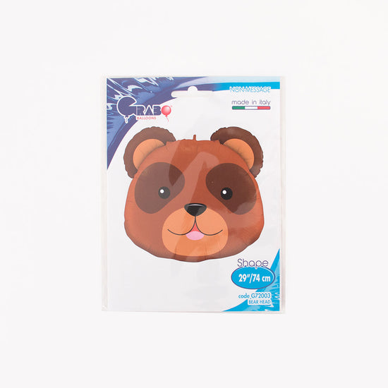 packaging ballon ours : anniversaire animaux de la foret