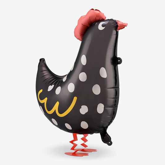 Ballon hélium en forme de coq : anniversaire animaux de la ferme