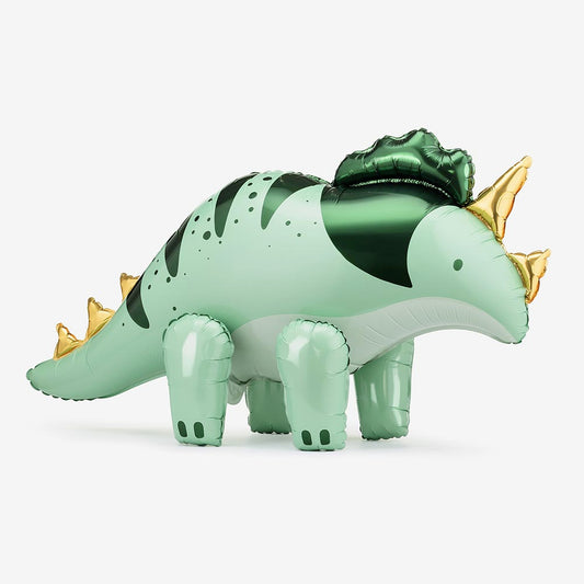 Ballon hélium tricératops pour decoration anniversaire dinosaure