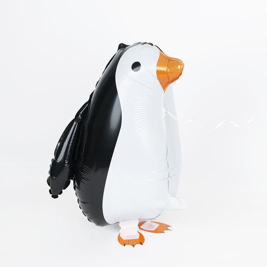 Ballon marcheur forme pingouin pour anniversaire animaux polaires