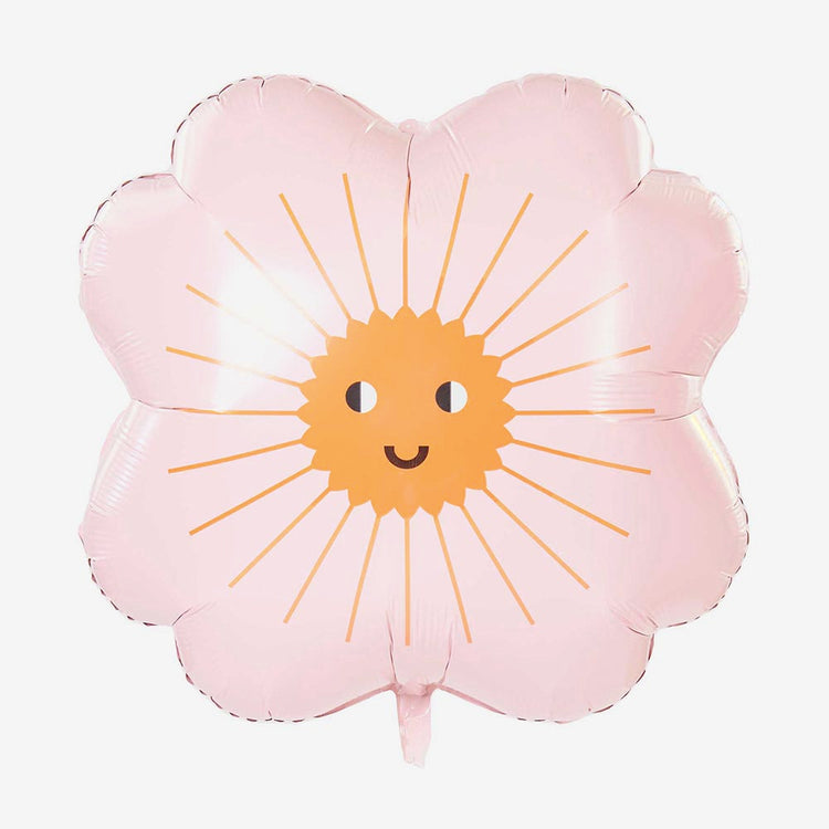 Ballon helium fleur pour décoration anniversaire ou baby shower