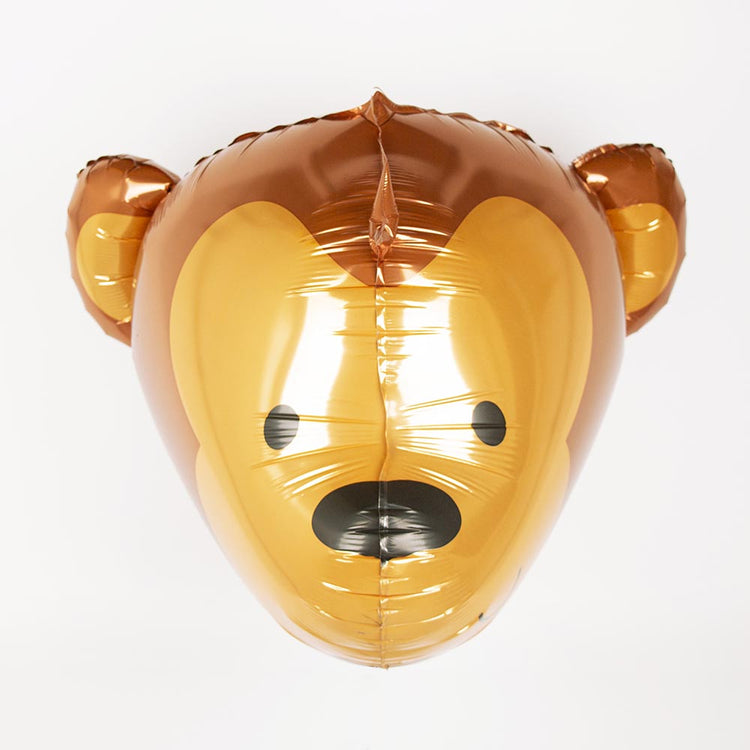 ballon tete de singe pour decoration anniversaire enfant safari