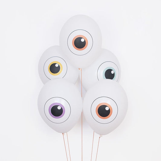 Ballons halloween yeux multicolores par My Little Day