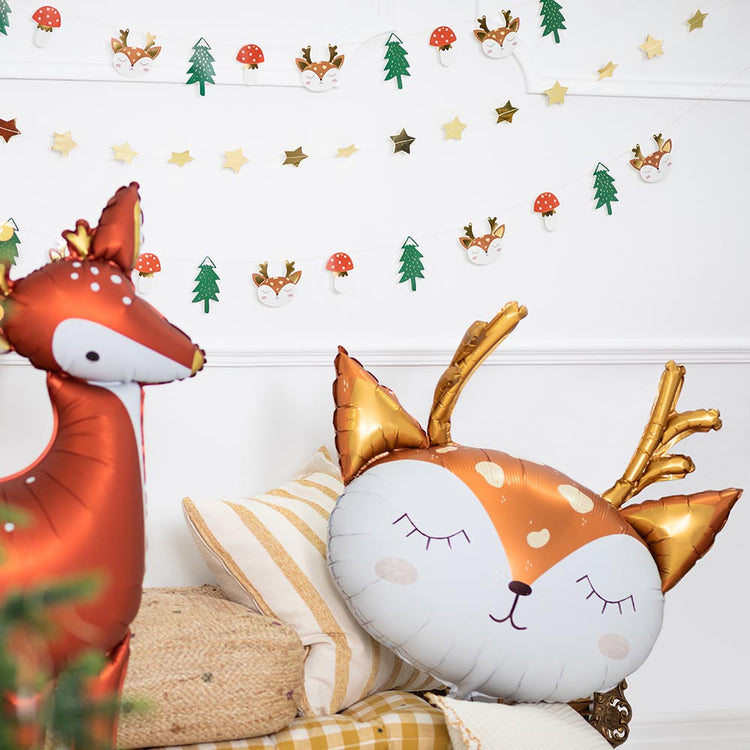 Décoration en forme de renne fête de fin d'années