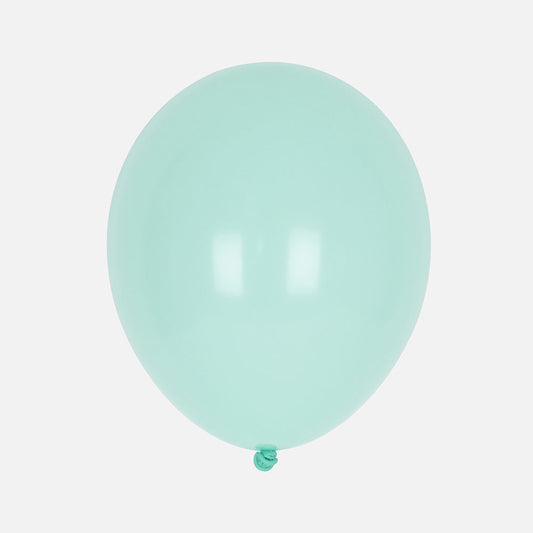 Ballon de baudruche bleu menthe pour deco anniversaire et deco de fete my little day