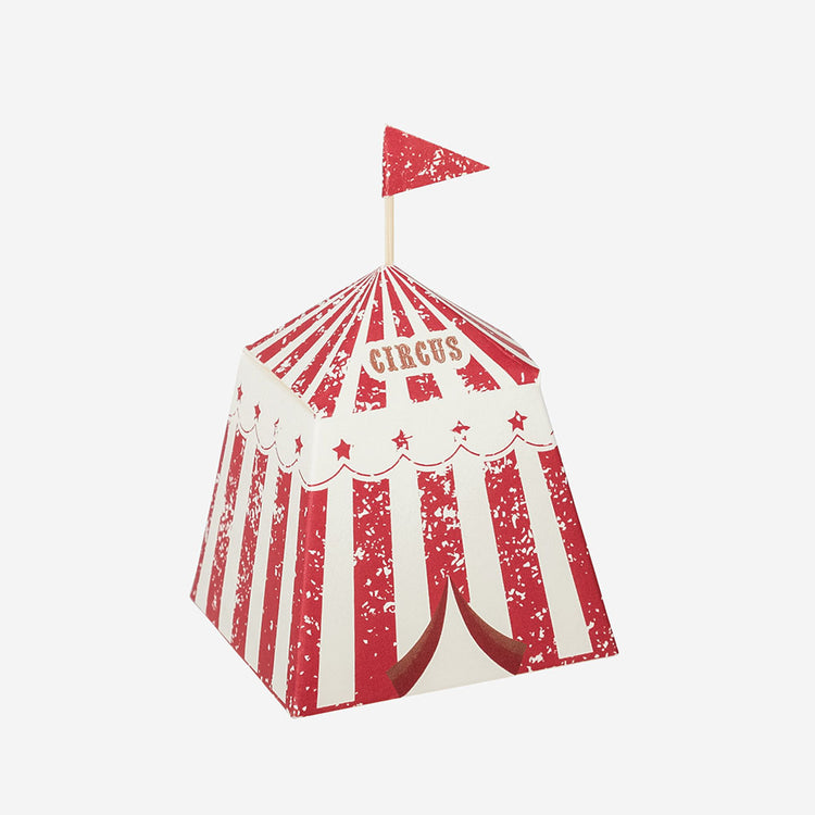 8 boîtes cadeau chapiteau de cirque pour cadeau anniversaire cirque