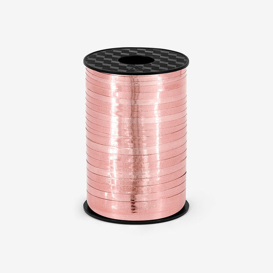 Bobine de bolduc rose gold pour décoration de fête et emballage cadeau