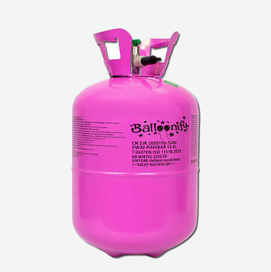 Bonbonne d'helium pour gonfler ballons de fete d'anniversaire