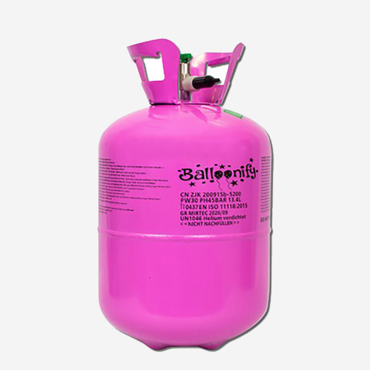 Bonbonne d'helium pour gonfler ballons de fete d'anniversaire