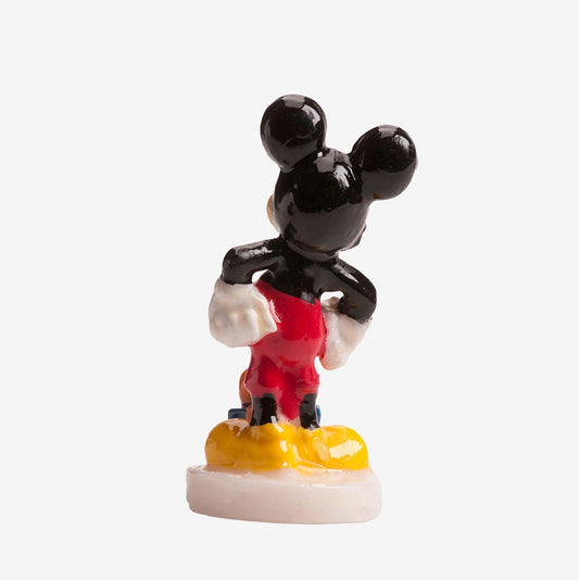 Annniversaire Disney : decoration gateau avec bougie anniversaire Mickey