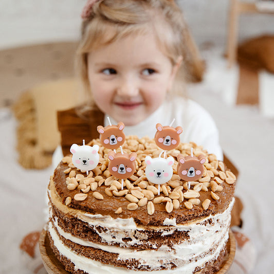 Décoration gâteau anniversaire 2 ans ourson