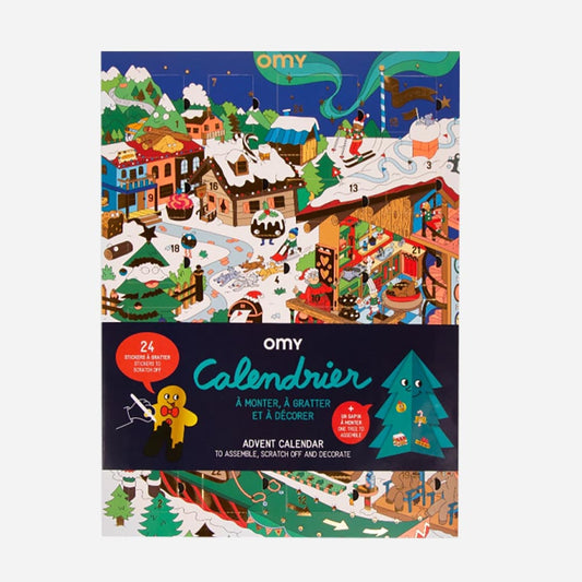 Idee cadeau de noel enfant original : calendrier de l'avent à gratter