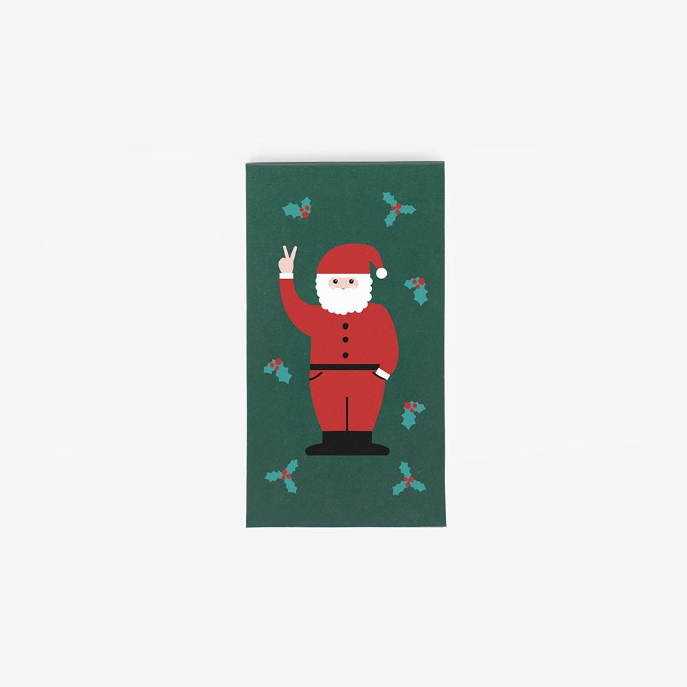 Goodies pour Noël : mini carnet père noël à offrir aux enfants