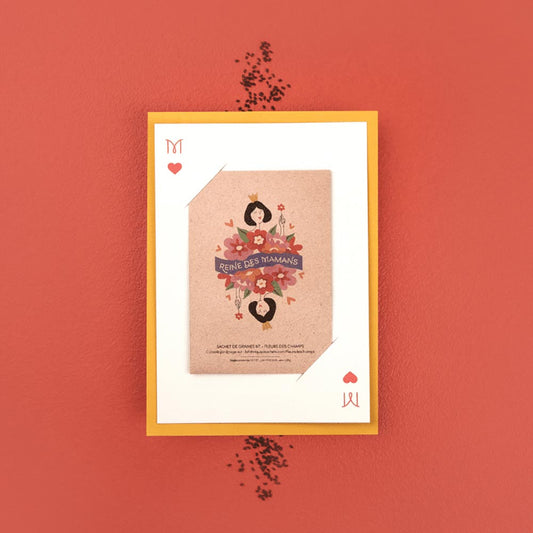 Idee cadeau fete des meres original : carte de graines à planter