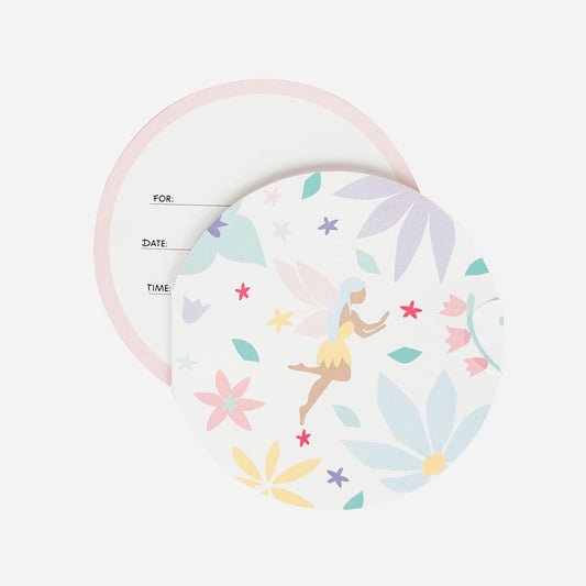 Carton invitation anniversaire fille fée my little day