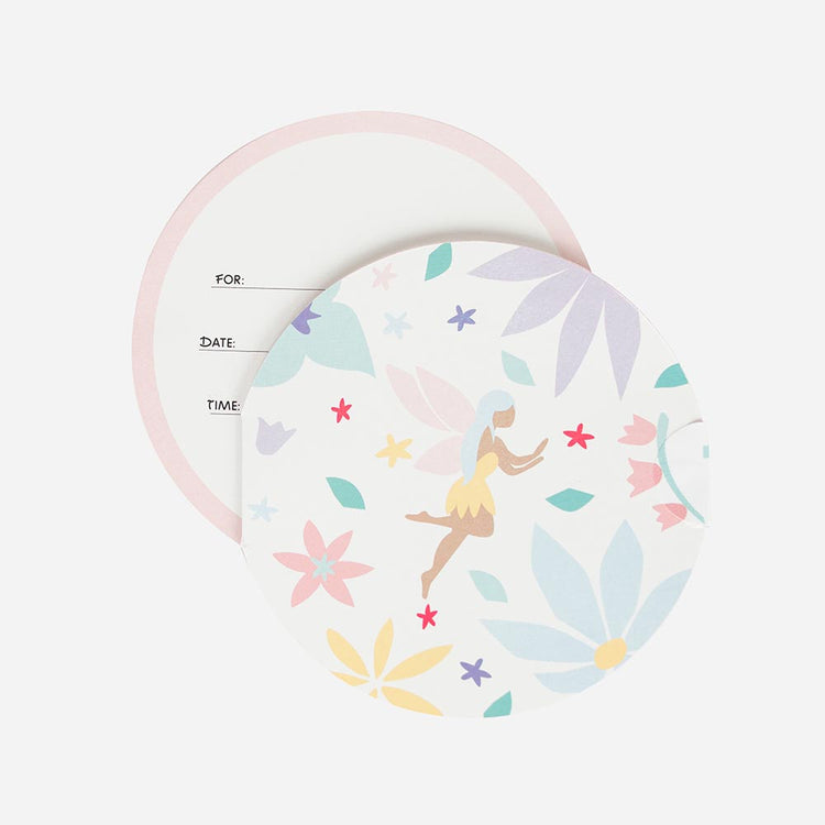 Carton invitation anniversaire fille fée my little day