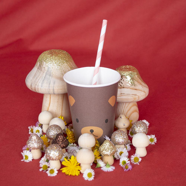 Gobelet ours my little day et deco anniversaire foret