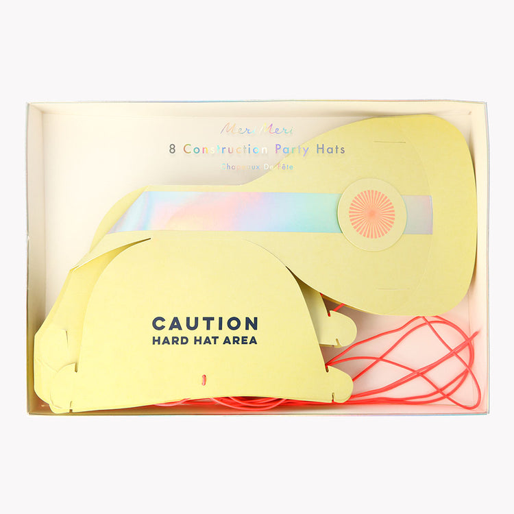 My little Day : 8 chapeaux de fête de travaux déguisement anniversaire garçon