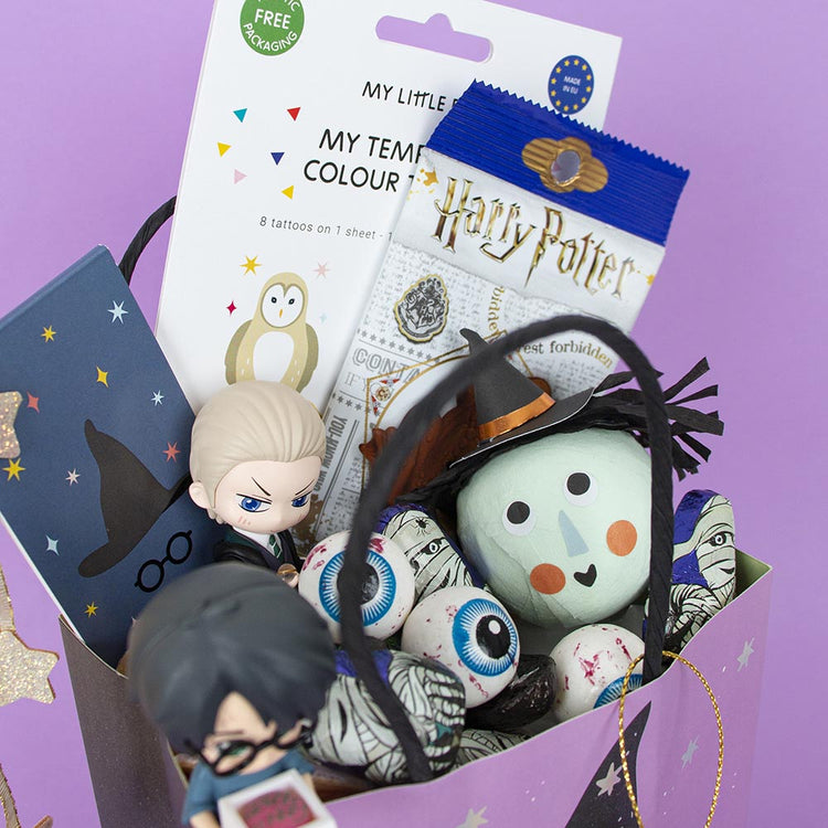 Cadeau pochette surprise anniversaire Harry Potter : carnet sorcier